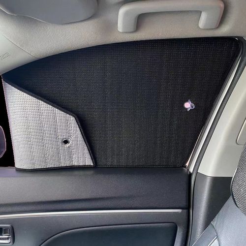 问界M5 遮阳帘专用汽车窗帘防布晒隔热遮阳档前后排遮光伞遮阳板 - 图2