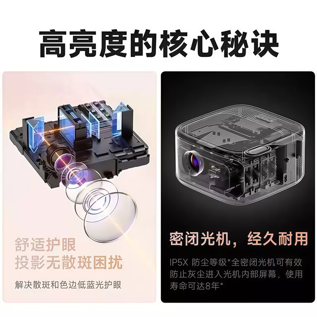 ໂປເຈັກເຕີ Zhiying K6 ຄວາມລະອຽດສູງແບບອັດຕະໂນມັດໃນບ້ານ
