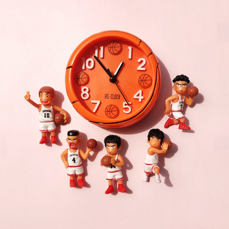 个性创意电子卡通闹钟厨房钟表冰箱贴磁性贴时钟可爱灌篮高手磁铁,淘宝优惠券,粉丝福利购,淘宝优惠卷