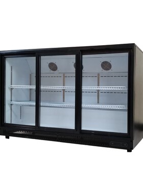 包邮商用吧台啤酒柜冷藏柜两/三开门饮料冷藏展示柜酒吧KTV矮冰箱