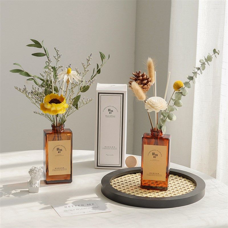 速发无火内薰干花花艺小众香室卧香氛摆件装饰扩香精油空气清新剂,淘宝优惠券,粉丝福利购,淘宝优惠卷