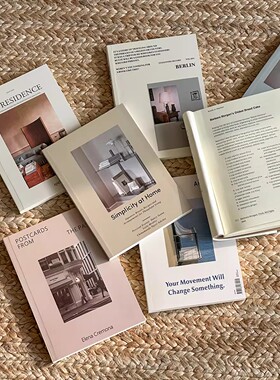 北欧简约仿真书杂志摆件