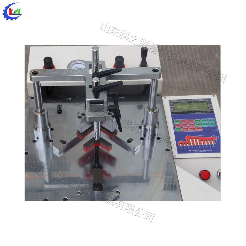 新框源相框机械设备 全自动数控装裱机 自动夹紧画框切角机钉角 - 图2