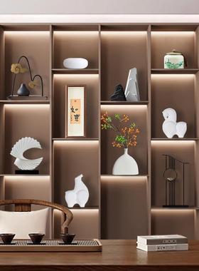 新中式高档家居装饰品摆件轻奢创意客厅酒柜玄关电视柜办公室摆放