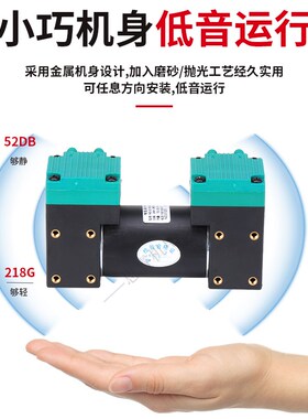 微型隔膜泵直流气泵220V泵抽气水泵鱼缸抽水泵 负压泵小型真空
