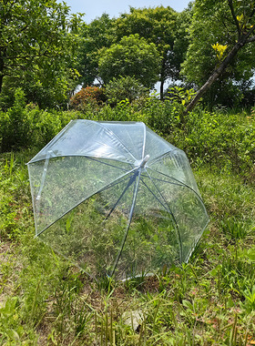 可定做广告伞雨伞小清新透明伞跳舞蹈伞长柄公主伞手绘礼品伞