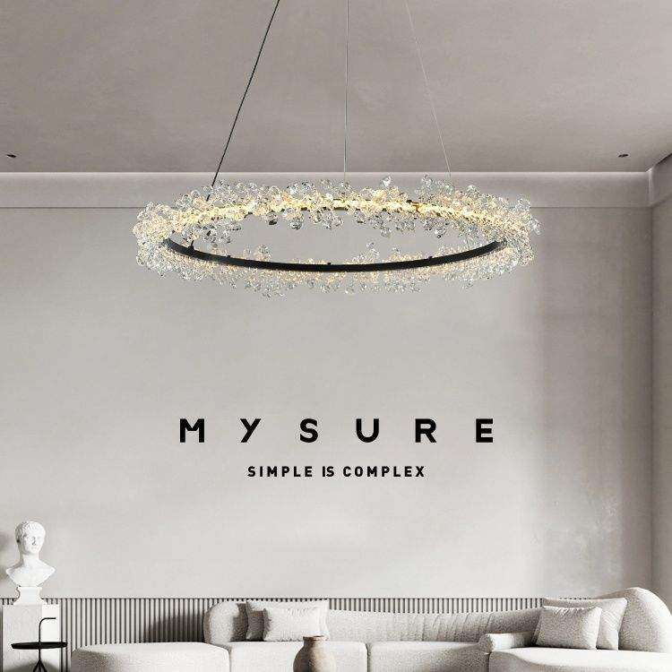 意式轻奢客厅吊灯后现代水晶高档现代简约大气餐厅灯卧室灯具吊灯,淘宝优惠券,粉丝福利购,淘宝优惠卷
