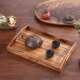 European style wood tray rectangular tea set handle wooden holder 222 North Pan family simple dining tray storage wood tray