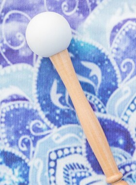 水晶钵打碗乐器专用m配件颂钵敲棒橡胶球棒敲击羊皮棒橡胶圈配件