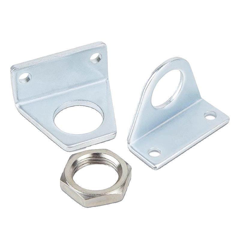 SC标准气缸RMS无杆MAL迷你气缸脚架附件CDJ2B支架LB固定底座16/20 - 图3