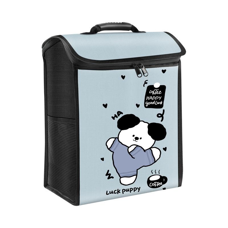 电动车挂物包前置储物兜电动车收纳袋防水手机袋子电动自行车置物 - 图3