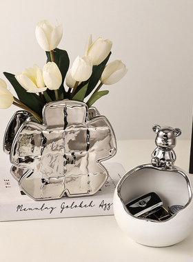 速发风格桌面端高上档次摆件客厅高级小感众创意轻奢零食收纳