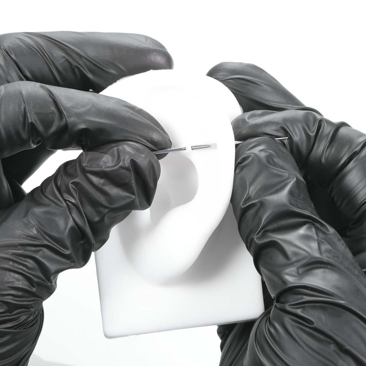 优质钛钢穿孔辅助引导杆内外螺纹肚脐钉眉钉耳钉唇钉通用杆引导针 - 图1