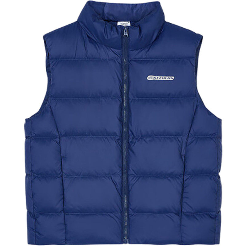 Skechers/斯凯奇正品新款儿童时尚立领保暖梭织羽绒马甲,淘宝优惠券,粉丝福利购,淘宝优惠卷