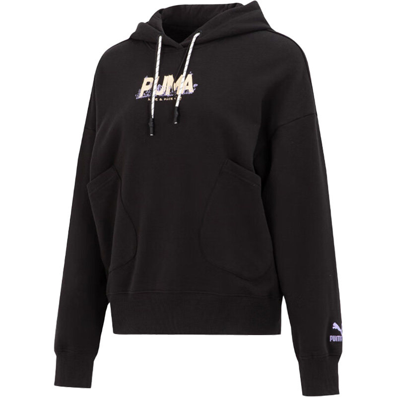 Puma/彪马正品当季新款女子运动休闲连帽套头卫衣539960-01,淘宝优惠券,粉丝福利购,淘宝优惠卷