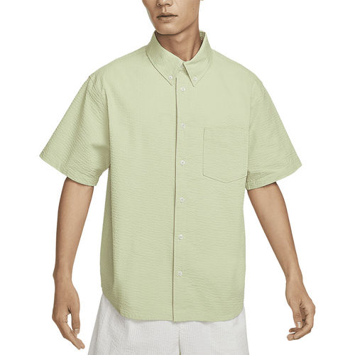 Nike/耐克正品Life男士短袖透气泡泡纱系扣短袖衬衫FN3223-371 - 图3