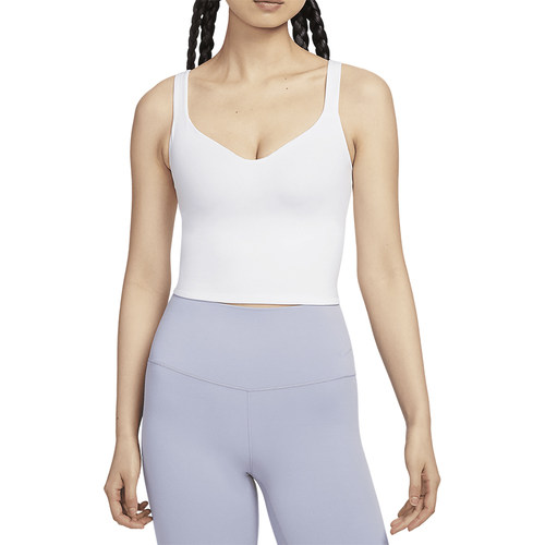 Nike/耐克正品Alate女士中强度支撑衬垫内衣式背心FN0544-100 - 图3