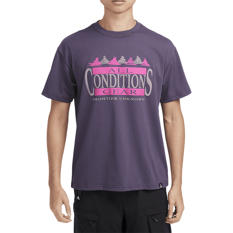 Nike/耐克正品ACG Dri-FIT 男士复古潮流短袖T恤FZ6703-573 - 图3