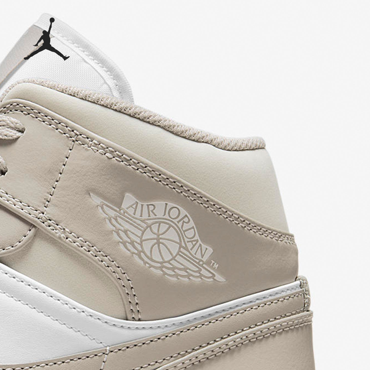 Nike/耐克正品Jordan 1 Mid AJ1男子运动篮球鞋 554724-082,淘宝优惠券,粉丝福利购,淘宝优惠卷