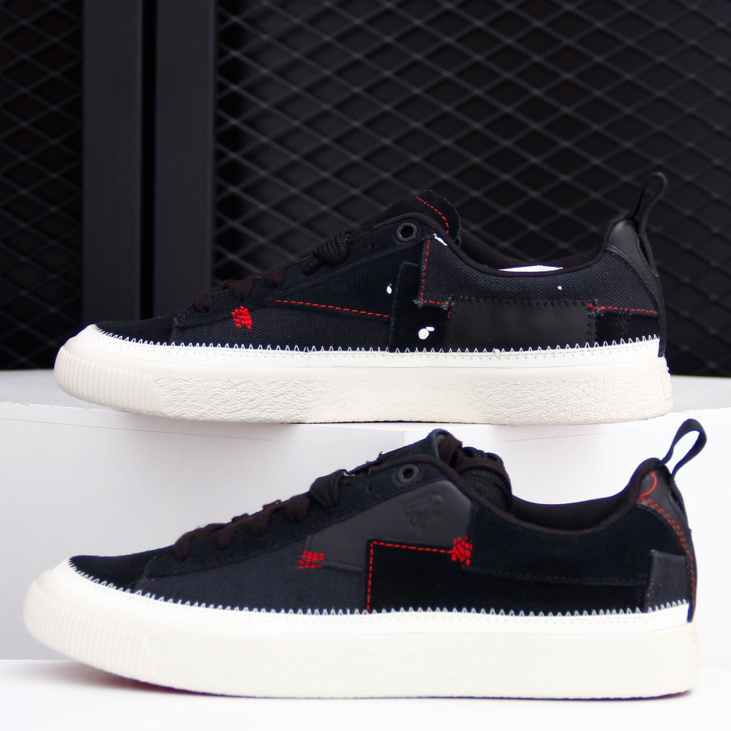 Puma/彪马正品 Clyde Reform男女拼接帆布低帮休运动鞋 372337,淘宝优惠券,粉丝福利购,淘宝优惠卷