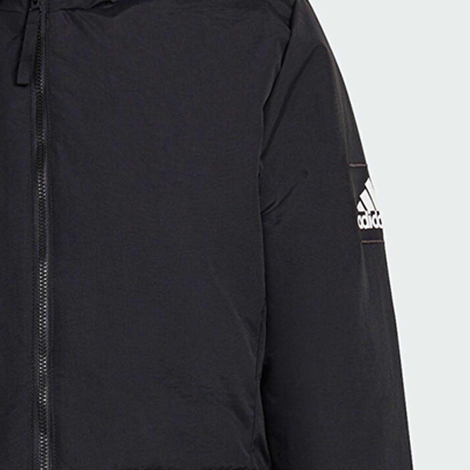 Adidas/阿迪达斯正品新款女士中长款保暖运动连帽棉服GT1707 - 图2