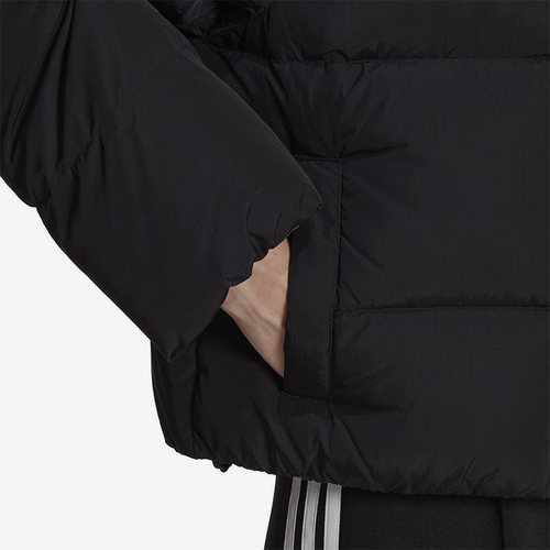 Adidas/阿迪达斯正品三叶草女子户外运动连帽羽绒服HM2627 - 图2