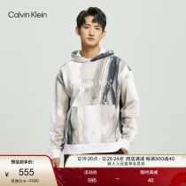 CK Jeans Spring Autumn Men Casual Fashion Water Ink Painting Fainting Embroidery Loot and Wear Sweatshirt 40JM226