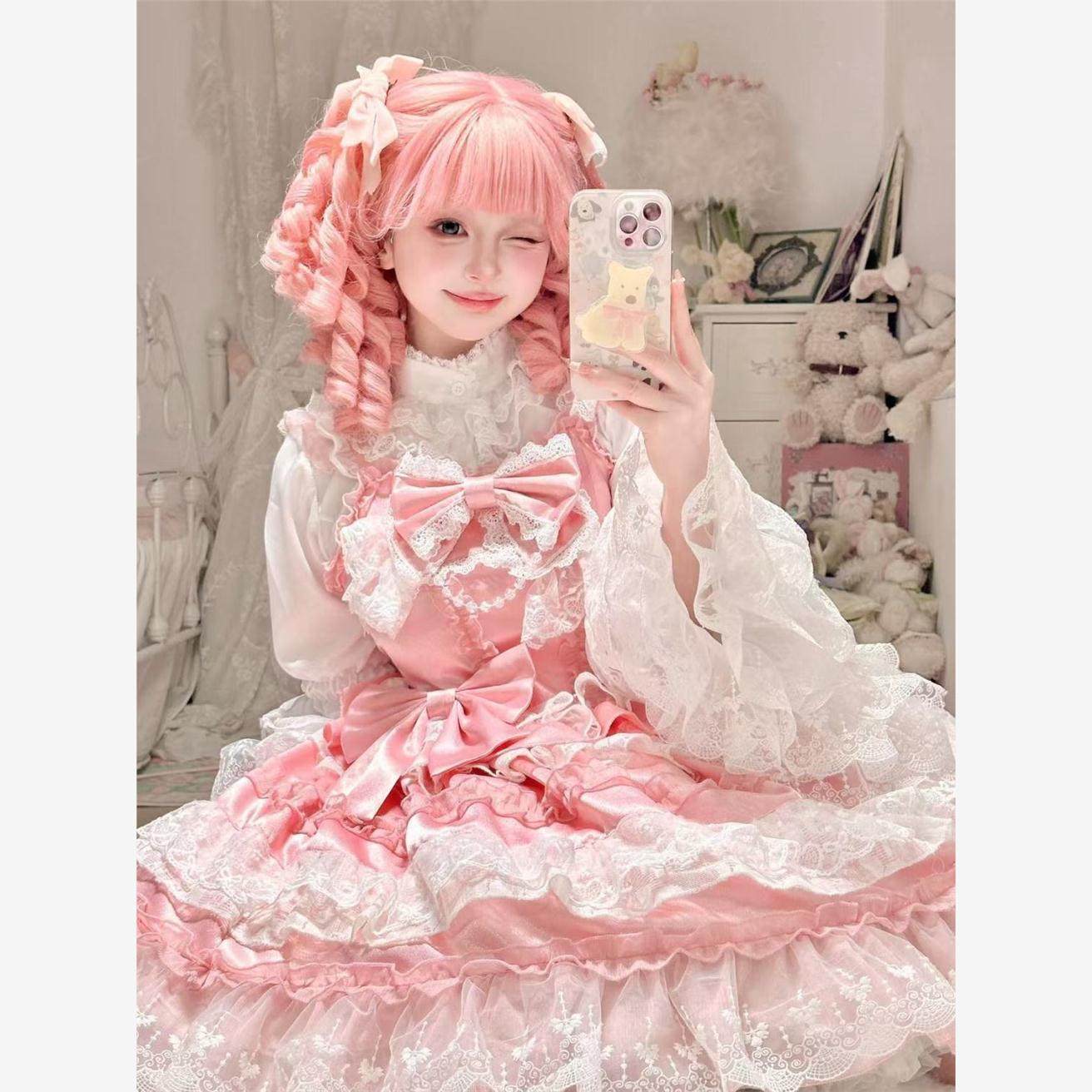 撒娇三月原创恋曲洛丽塔洋装花嫁lolita裙花嫁jsk吊带连衣裙甜心,淘宝优惠券,粉丝福利购,淘宝优惠卷