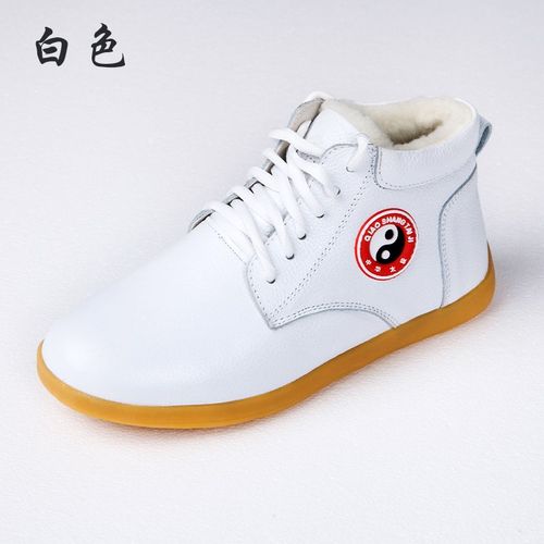 速发冬极鞋牛筋底秋太季新款高帮加绒加厚太极棉练功鞋拳鞋 - 图1