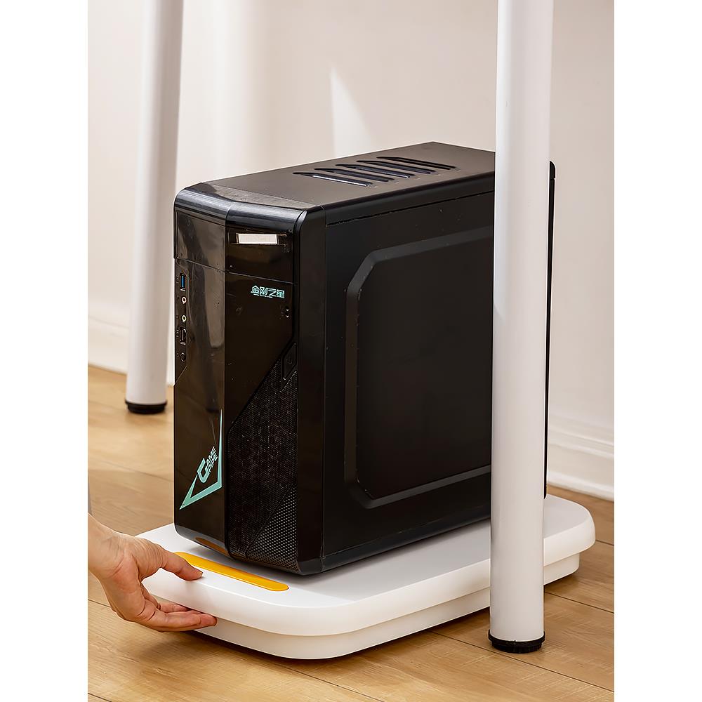 Computer host bracket base increased e-sports room under the table desktop chassis increased pad removable increased base