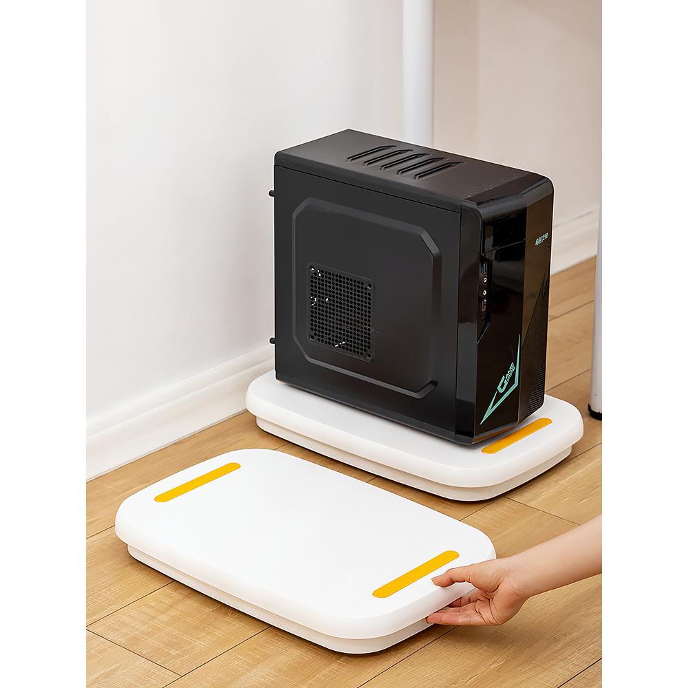 Computer host bracket base increased e-sports room under the table desktop chassis increased pad removable increased base