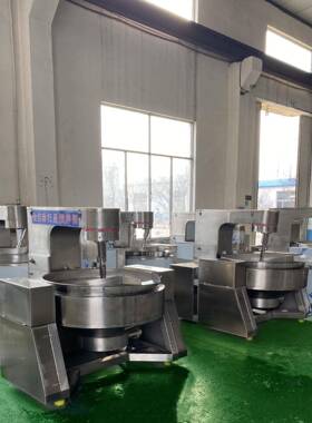 辣椒酱加工全套设备香菇酱生产流水线剁椒酱生产线酱料翻炒机
