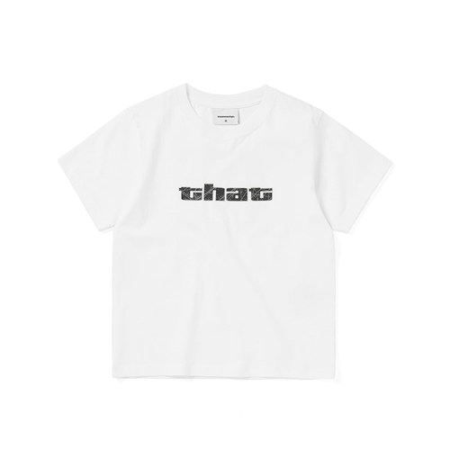 thisisneverthat® Big Initial W Tee 新款纯棉上衣女短袖t恤 - 图1
