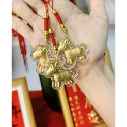 5.6一件‼马年马上有钱黄金挂件爆款