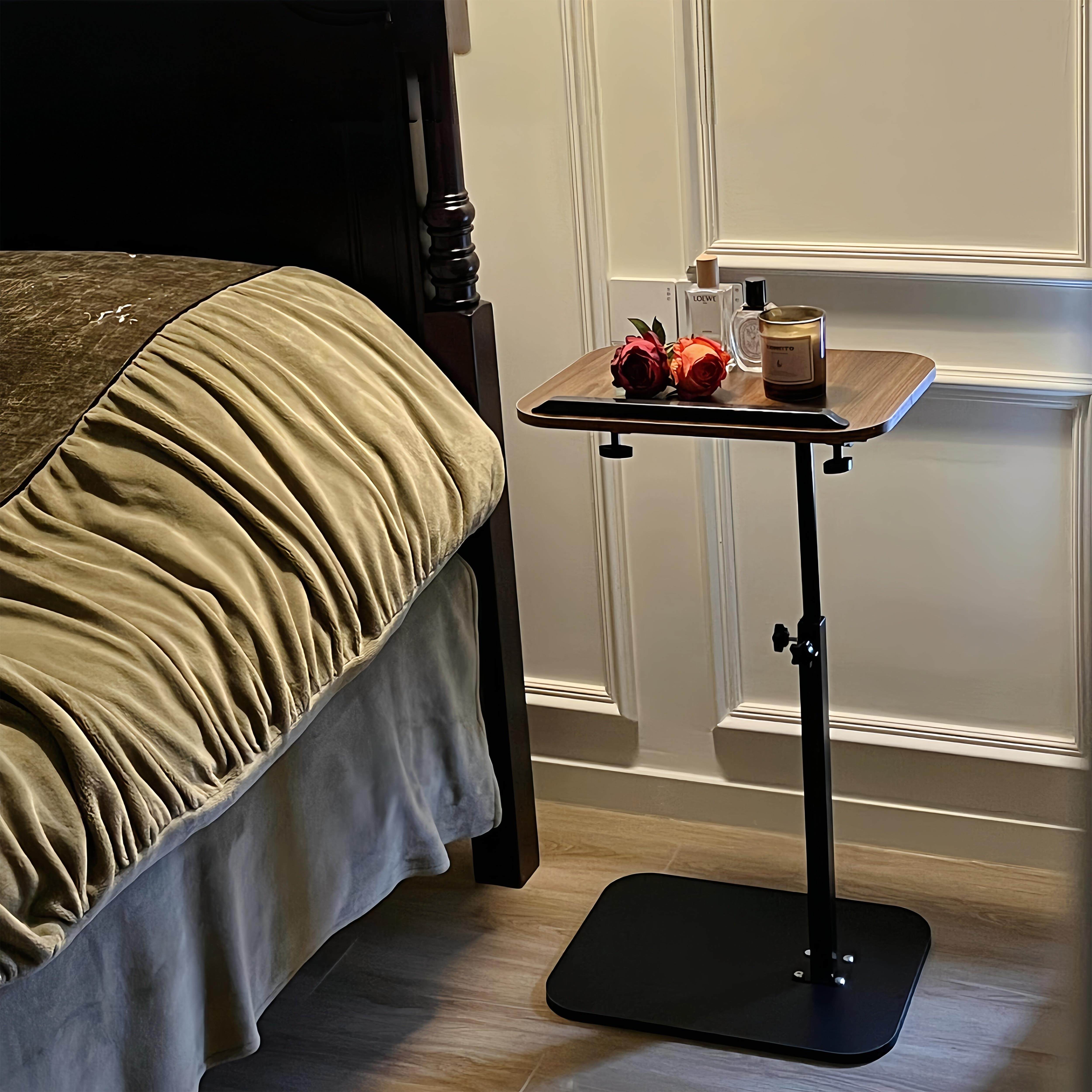 小户型胡桃木床边桌卧室电脑桌书桌可升降小边几客厅沙发小茶几女,淘宝优惠券,粉丝福利购,淘宝优惠卷