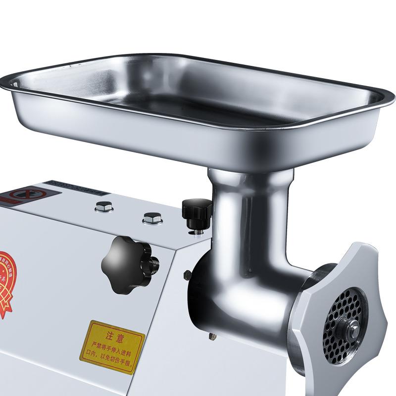 QS-12型绞肉机商用绞肉机电动台式商用不锈钢全自动多功能绞肉机 - 图2