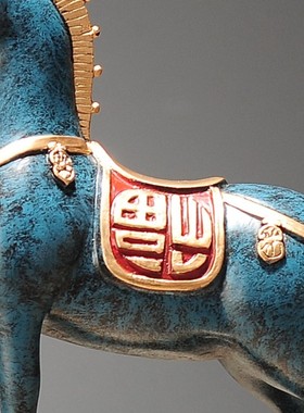 玄关工艺品马摆件客厅房间办公室桌装饰摆设新店公司乔迁开业礼品