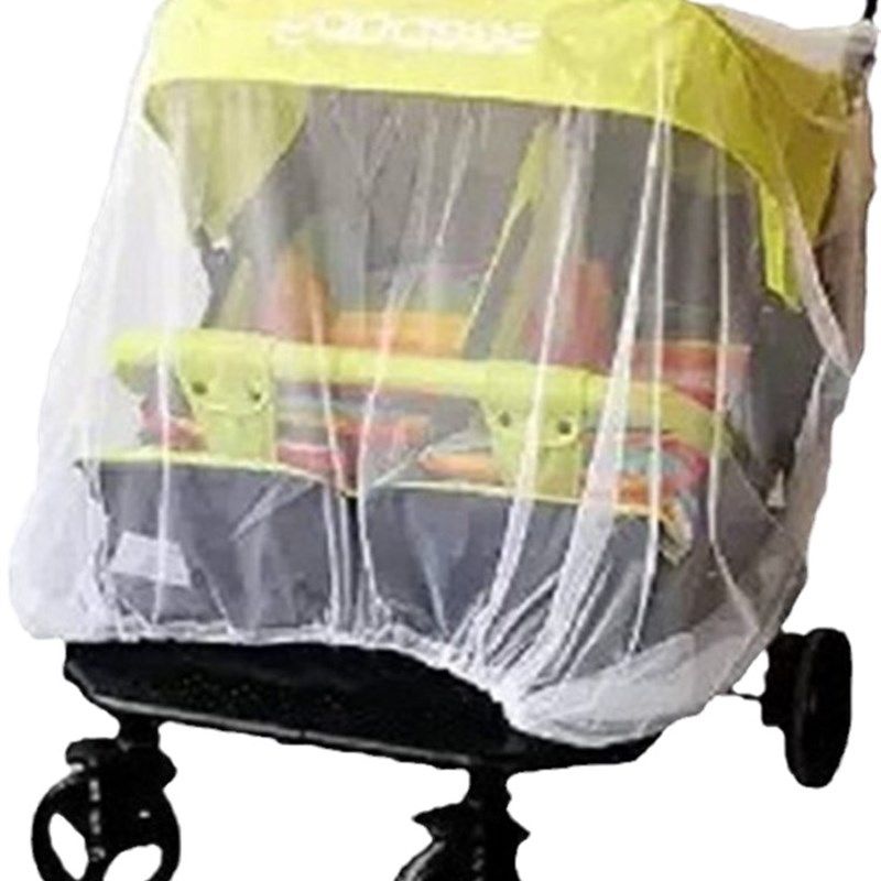 婴儿车防蚊纱网双胞胎婴儿推车蚊帐通用型防蚊罩加大防晒遮光防尘,淘宝优惠券,粉丝福利购,淘宝优惠卷