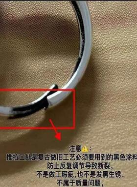 壹诺高定饰品【吉祥如意】珐琅工艺女复古民族风个性文艺气质指环