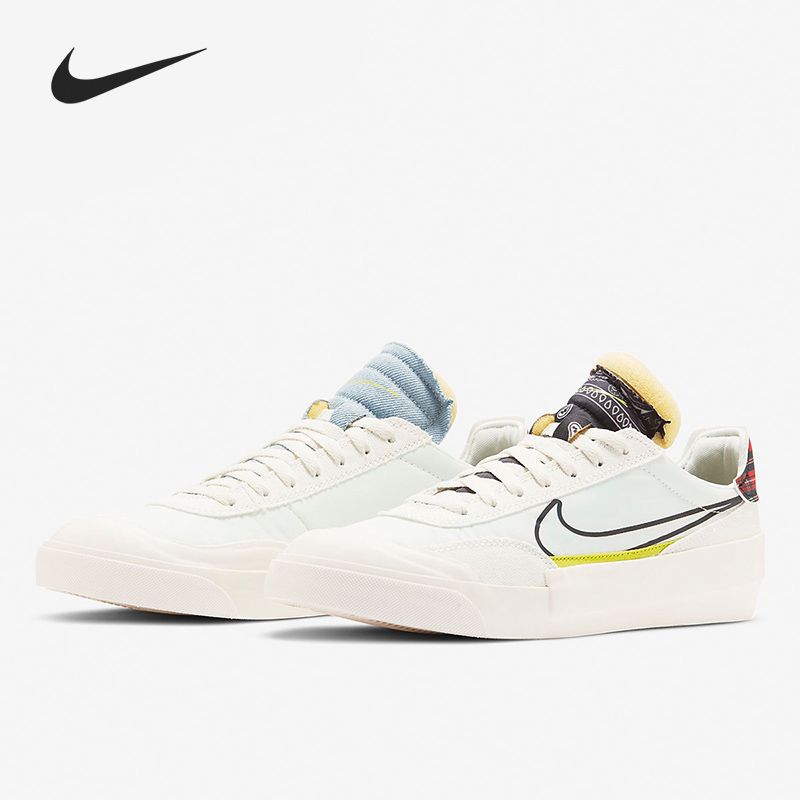 Nike/耐克正品 DROP-TYPE MID 腰果花男子休闲运动板鞋CW2620-101 - 图2