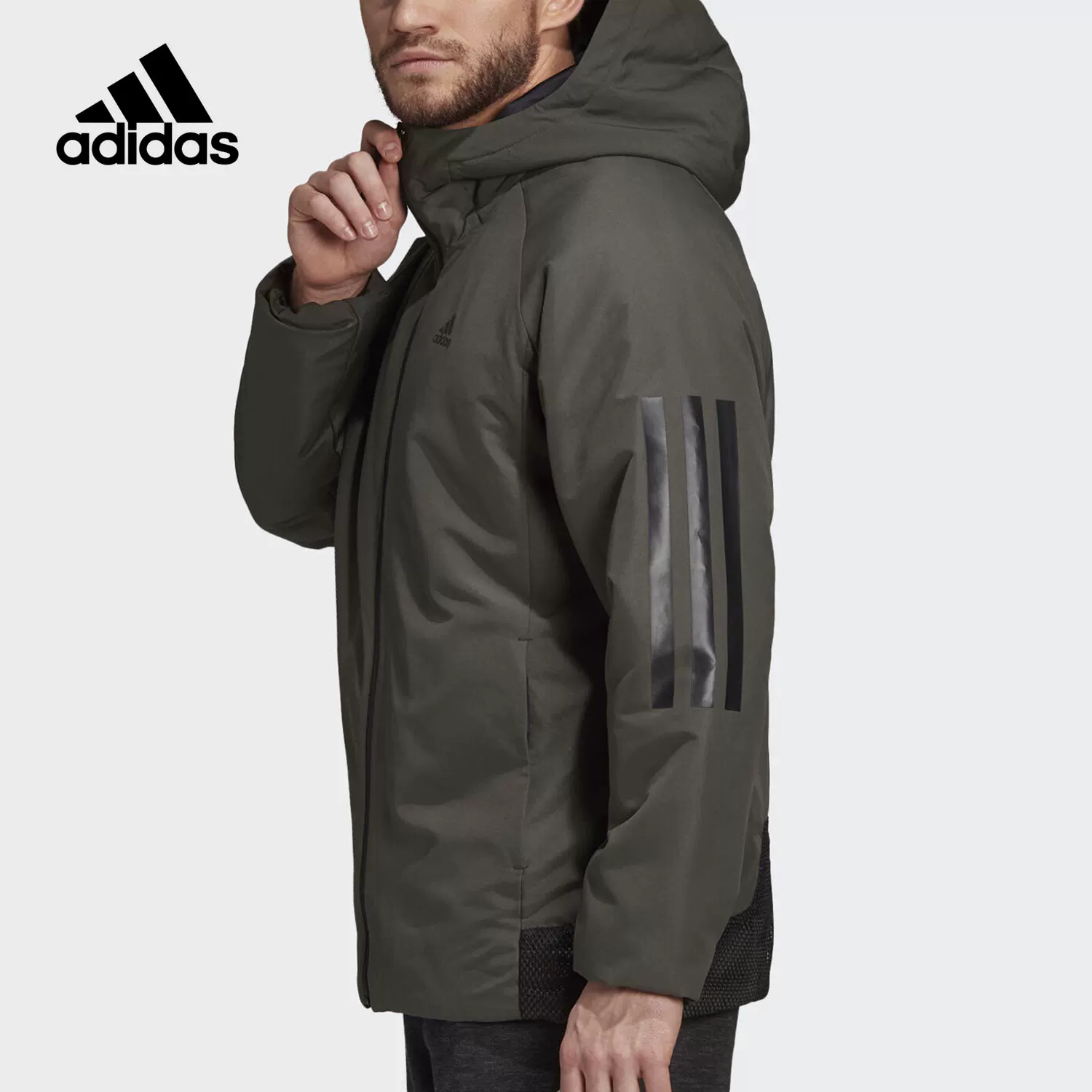 Adidas/阿迪达斯 Keep warm travel sports down jacket with hood