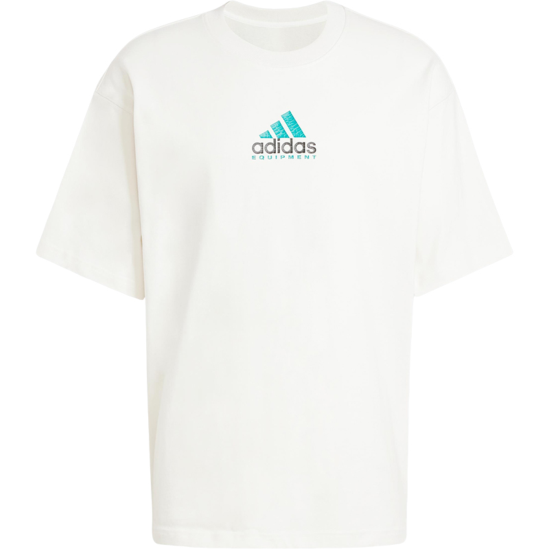 Adidas/阿迪达斯正品EQT GFX TEE 2男士运动圆领落肩袖短袖JN4845 - 图3