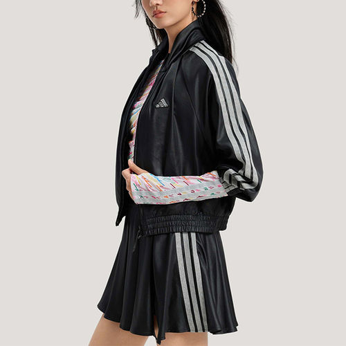 Adidas/阿迪达斯正品DCE WV SL JKT女士立领梭织夹克KS0039 - 图0
