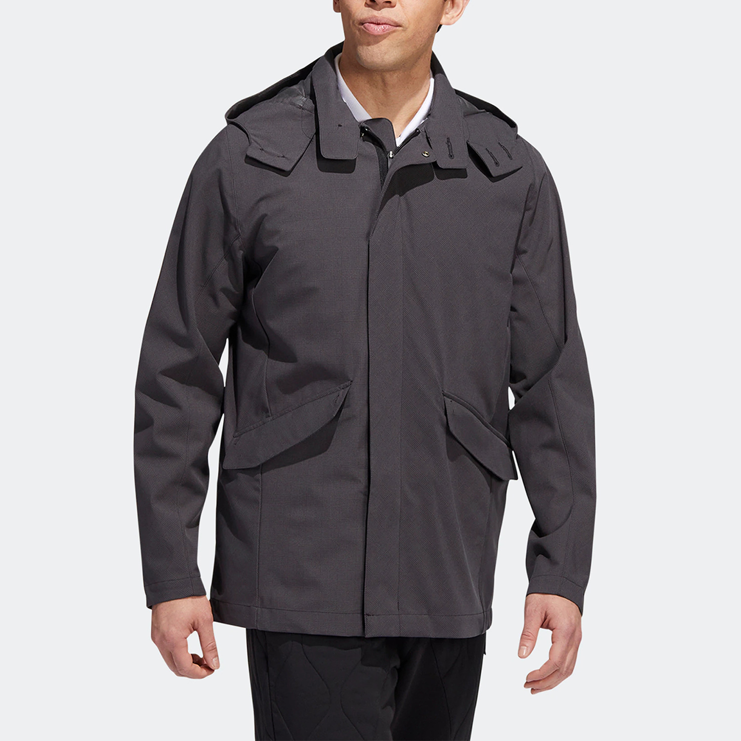 Adidas/阿迪达斯正品新款男子三合一高尔夫运动外套HF9118 - 图1