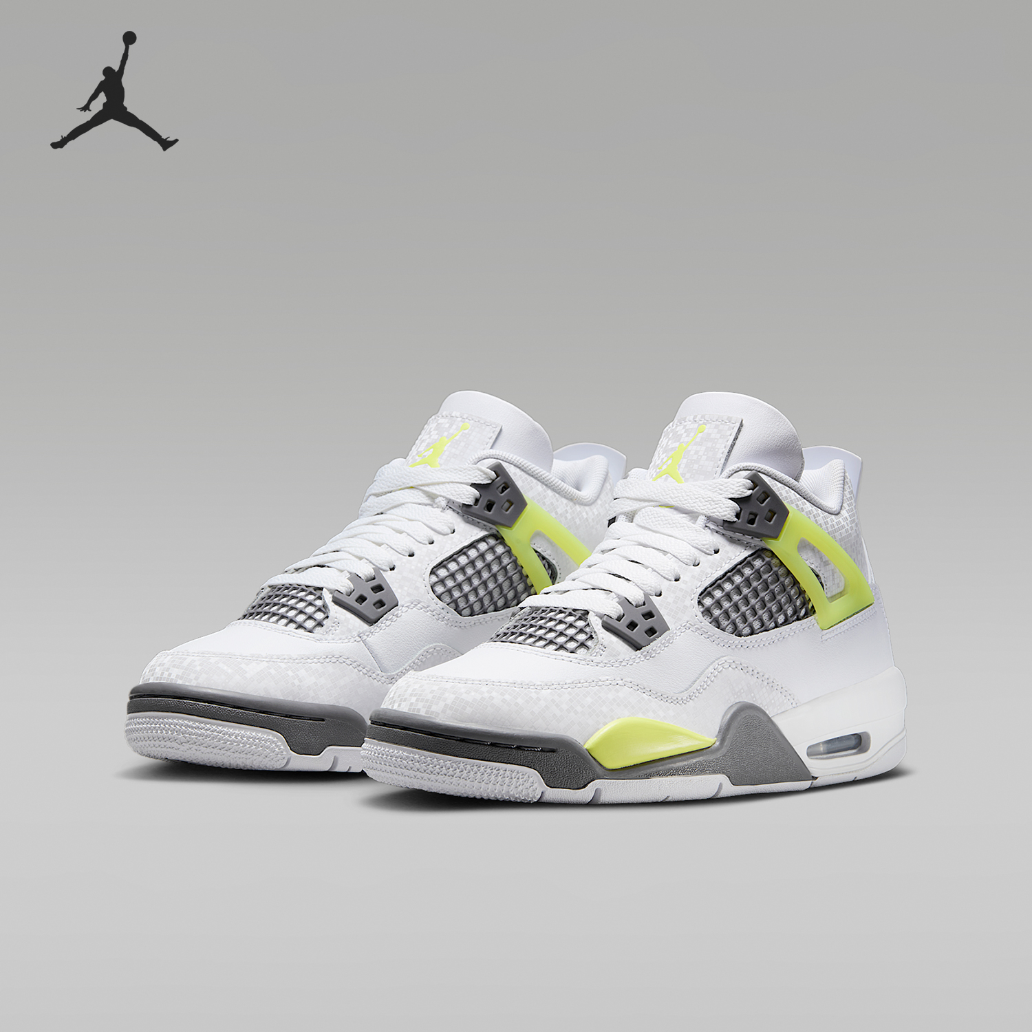 Nike/耐克正品JORDAN GS女子大童气垫耐磨篮球鞋HJ5990-100 - 图0