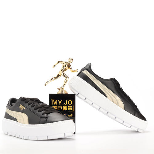Puma/彪马正品 Platform Trace Varsity 女子休闲运动板鞋367728 - 图3