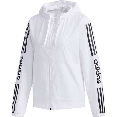 Adidas/阿迪达斯正品 当季新款女子休闲连帽运动外套 FP7472 - 图3