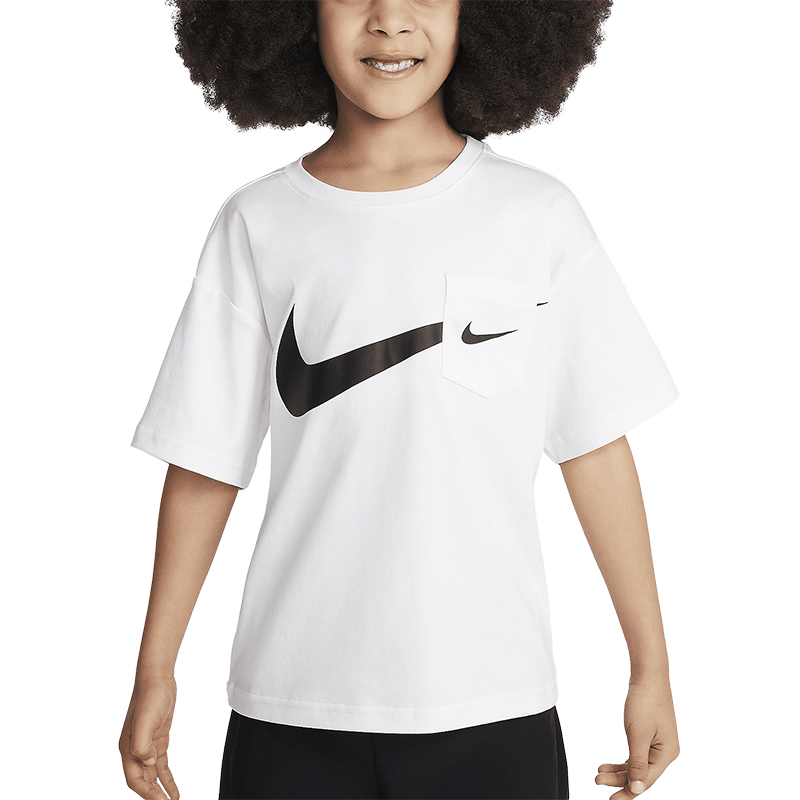 Nike/耐克正品portswear 小童口袋简约透气短袖T恤HM4730-100 - 图3