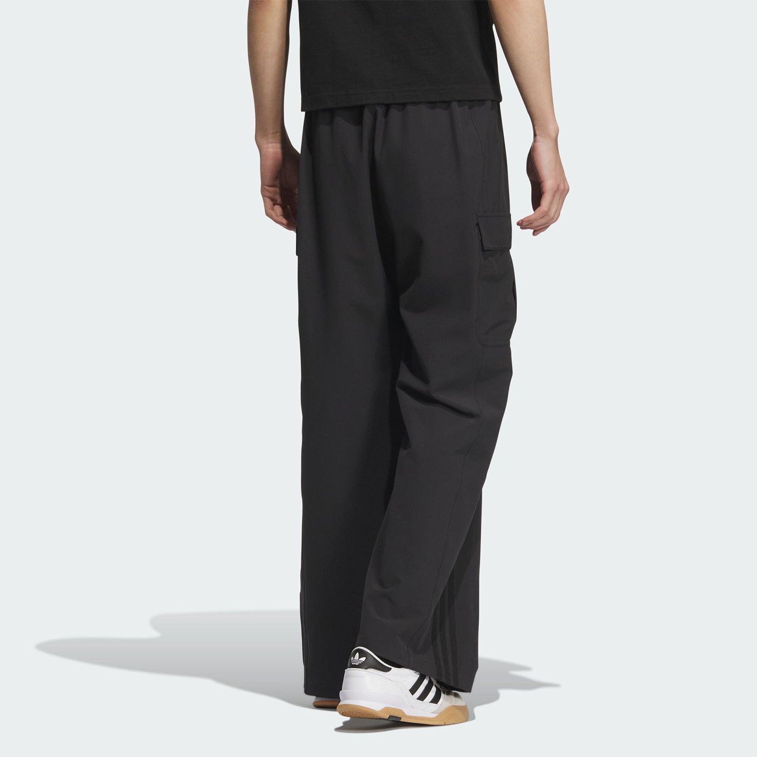 Adidas/阿迪达斯正品三叶草男女宽松工装直筒休闲长裤KD0949 - 图0