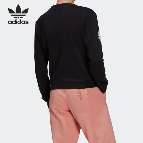Adidas/阿迪达斯正品三叶草当季新款女子运动休闲套头衫 GN4376 - 图0
